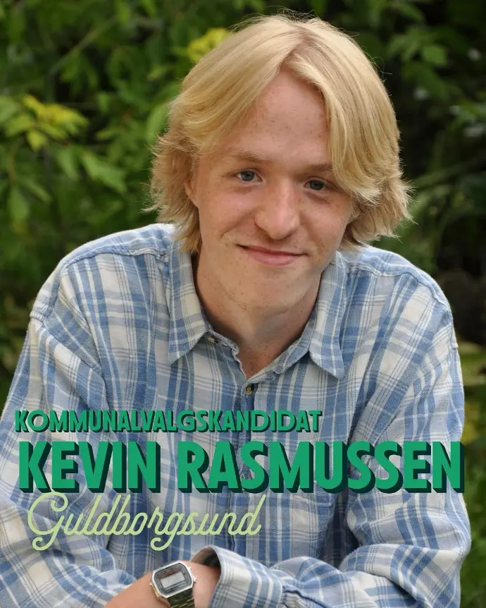 Billede af Kevin, en ung fyr med lyst hår og lys skjorte